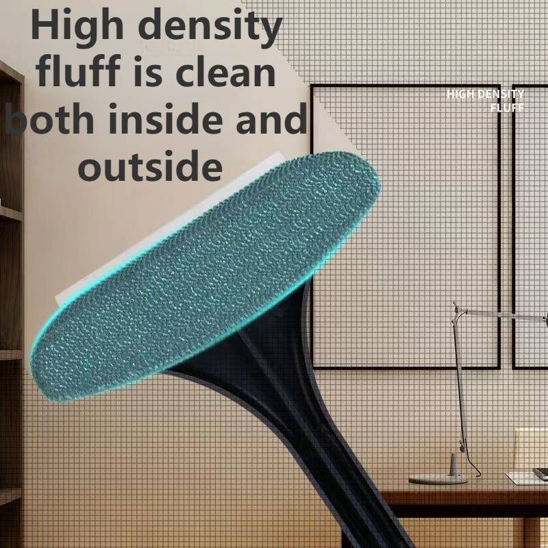 2-in-1 Screen Window Cleaning Brush, Multi-functional Household Window Cleaning Artifact, Removable And Washable Double-sided Cleaning Glass Screen Window Brush