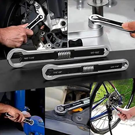 Multifunctional Adjustable Wrench Dual-use Double-headed Auto Repair Tool Set