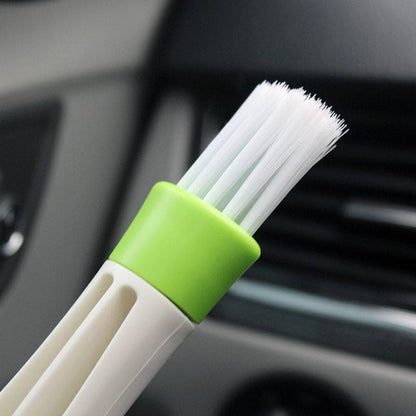 2 In 1 Car Air-Conditioner Outlet Cleaning Tool Multi-purpose Dust Brush Car Interior Multi-purpose Brush Car Grille Cleaner Brush